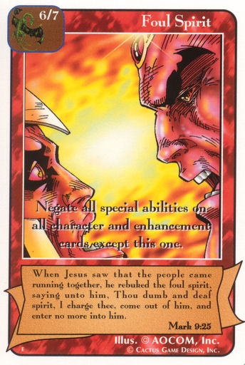 Foul Spirit (E Deck) - Your Turn Games