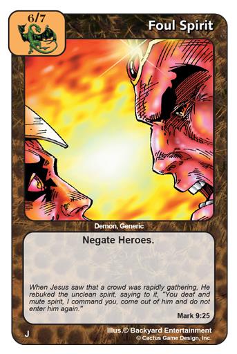 Foul Spirit (J Deck) - Your Turn Games
