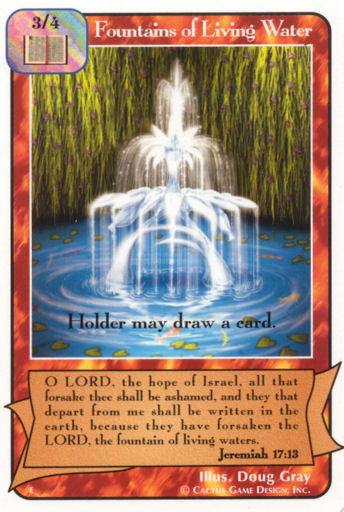 Fountains of Living Water (E Deck) - Your Turn Games