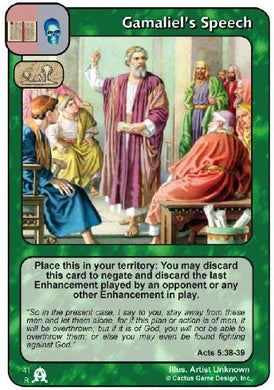 Gamaliel's Speech (EC) - Your Turn Games
