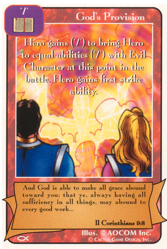 God's Provision (Ap) - Your Turn Games