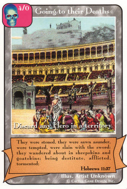 Going to their Deaths (E Deck) - Your Turn Games