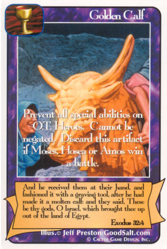 Golden Calf (H Deck) - Your Turn Games