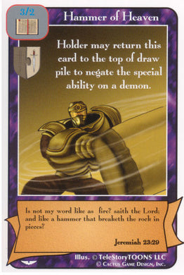 Hammer of Heaven (AW) - Your Turn Games