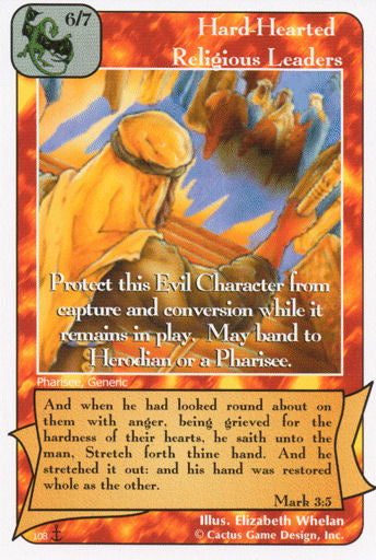 Hard-Hearted Religious Leaders (Di) - Your Turn Games