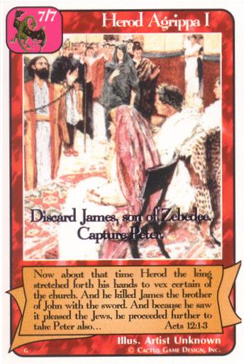 Herod Agrippa I (G Deck) - Your Turn Games