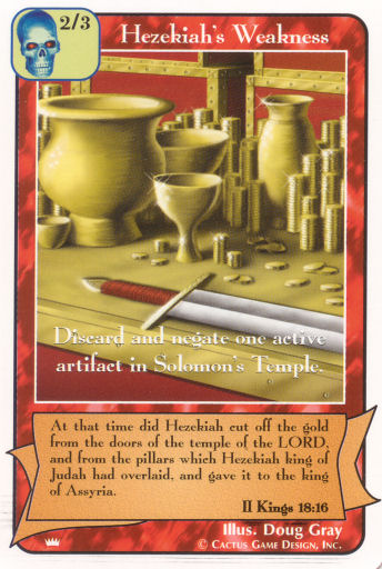 Hezekiah's Weakness (Ki) - Your Turn Games