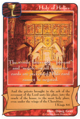 Holy of Holies (D Deck) - Your Turn Games
