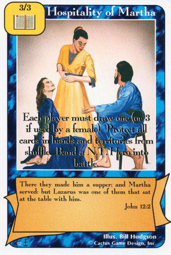 Hospitality of Martha (Di) - Your Turn Games