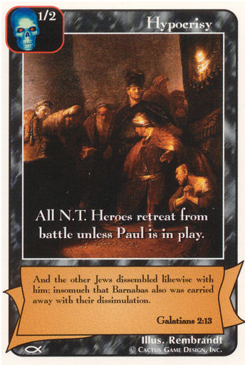 Hypocrisy (Ap) - Your Turn Games
