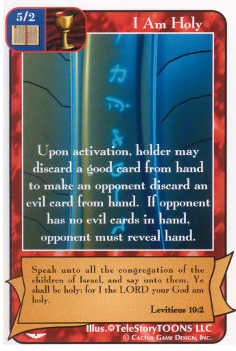 I am Holy (AW) - Your Turn Games