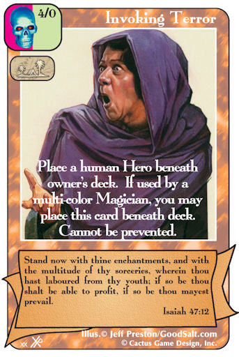 Invoking Terror (FooF) - Your Turn Games