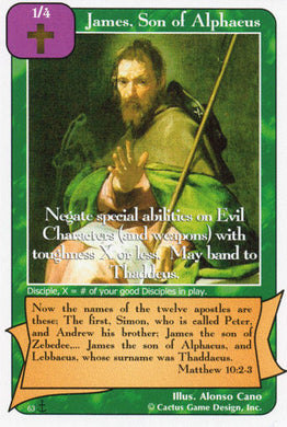 James, son of Alphaeus (Di) - Your Turn Games