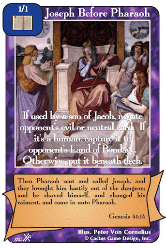 Joseph Before Pharaoh (FooF) - Your Turn Games