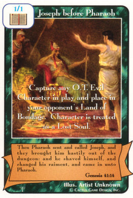 Joseph before Pharaoh (Pa) - Your Turn Games