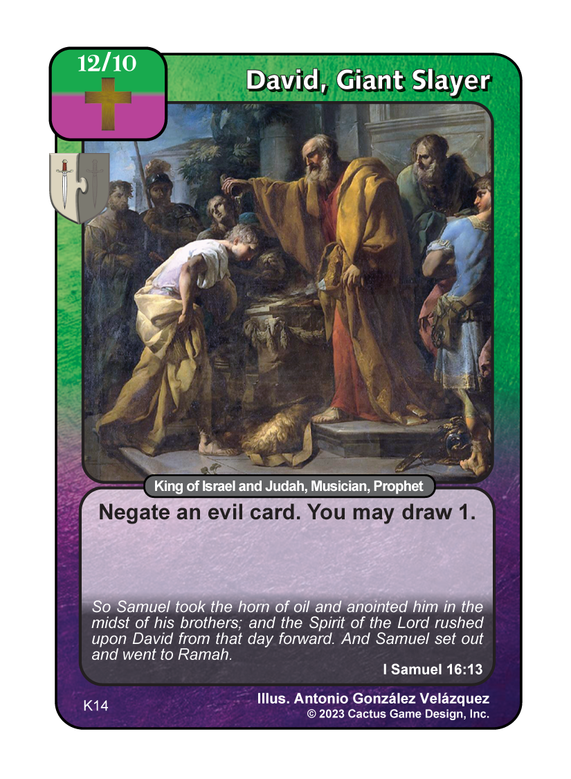 David, Giant Slayer (K Deck) - Your Turn Games