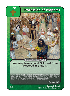 Procession of Prophets (K Deck) - Your Turn Games