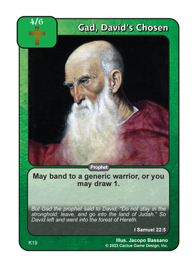 Gad, David's Chosen (K Deck) - Your Turn Games