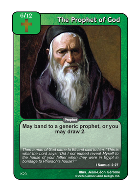 The Prophet of God (K Deck) - Your Turn Games