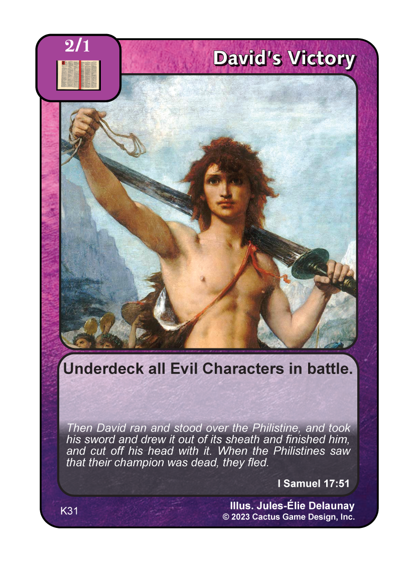 David's Victory (K Deck) - Your Turn Games