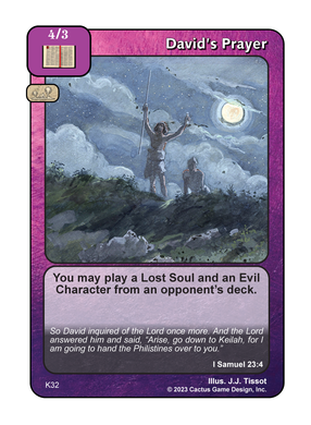 David's Prayer (K Deck) - Your Turn Games