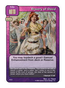 Bravery of David (K Deck) - Your Turn Games