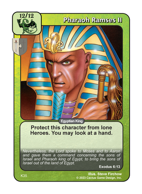 Pharaoh, Ramses II (K Deck) - Your Turn Games