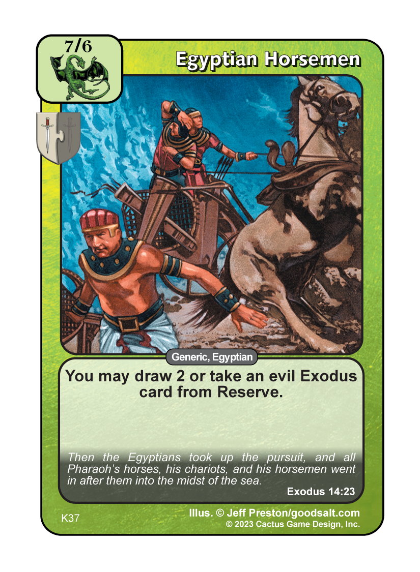Egyptian Horsemen (K Deck) - Your Turn Games