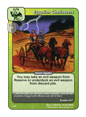 Egyptian Charioteers (K Deck) - Your Turn Games