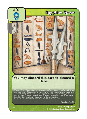 Egyptian Spear (K Deck) - Your Turn Games