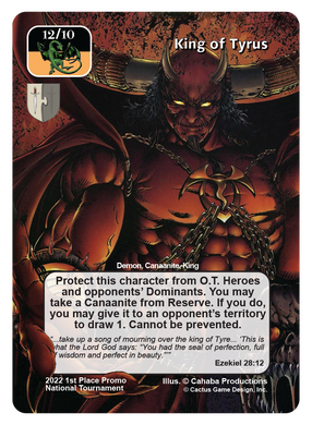 King of Tyrus (2022 National - 1st Place) (Promo)