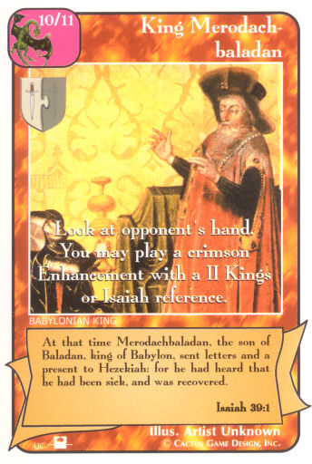 King Merodach-baladan (Pi) - Your Turn Games