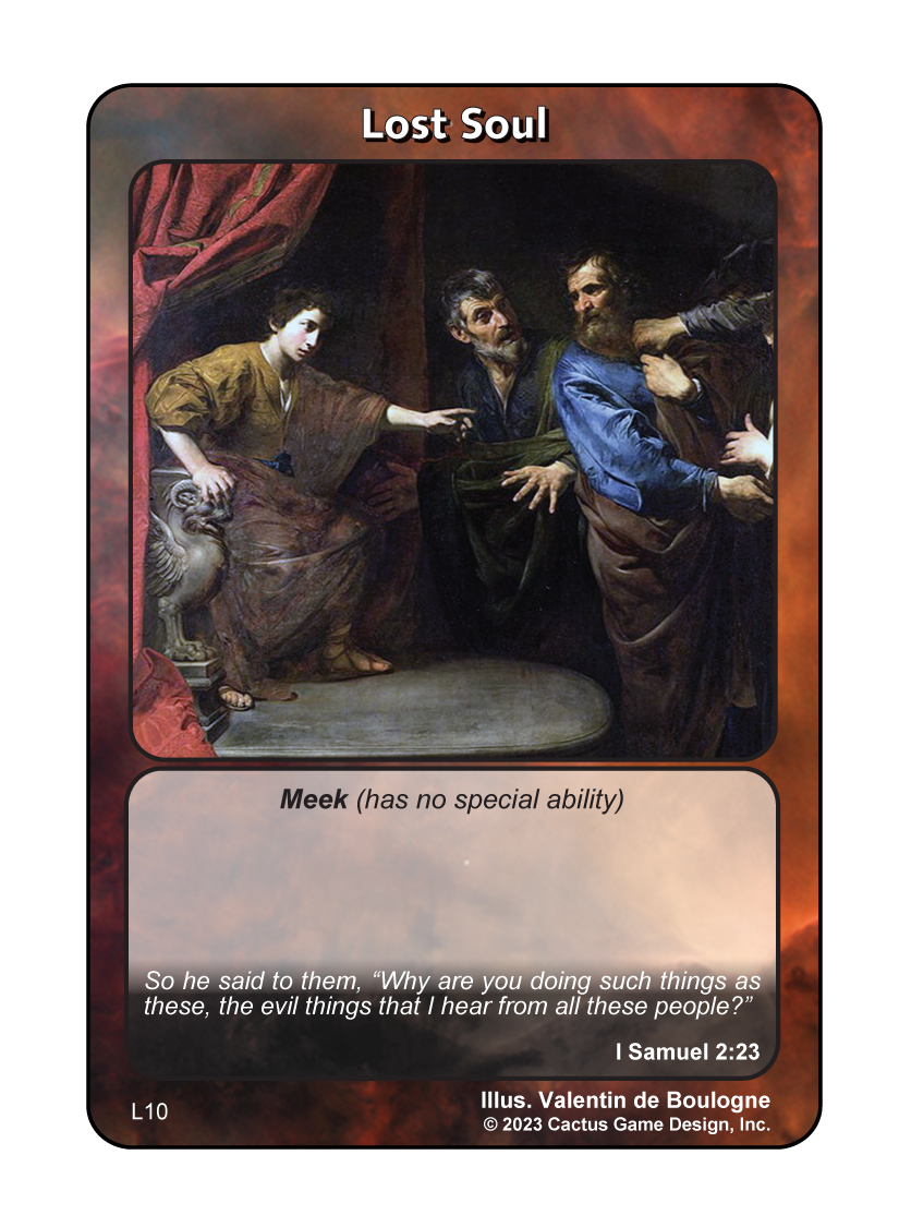 Lost Soul (I Samuel 2:23) (L Deck) - Your Turn Games