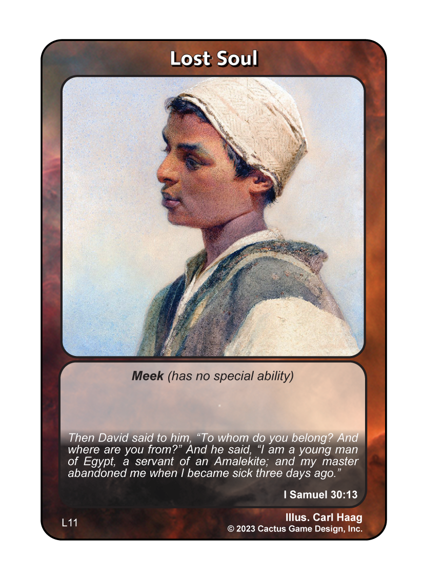 Lost Soul (I Samuel 30:13) (L Deck) - Your Turn Games