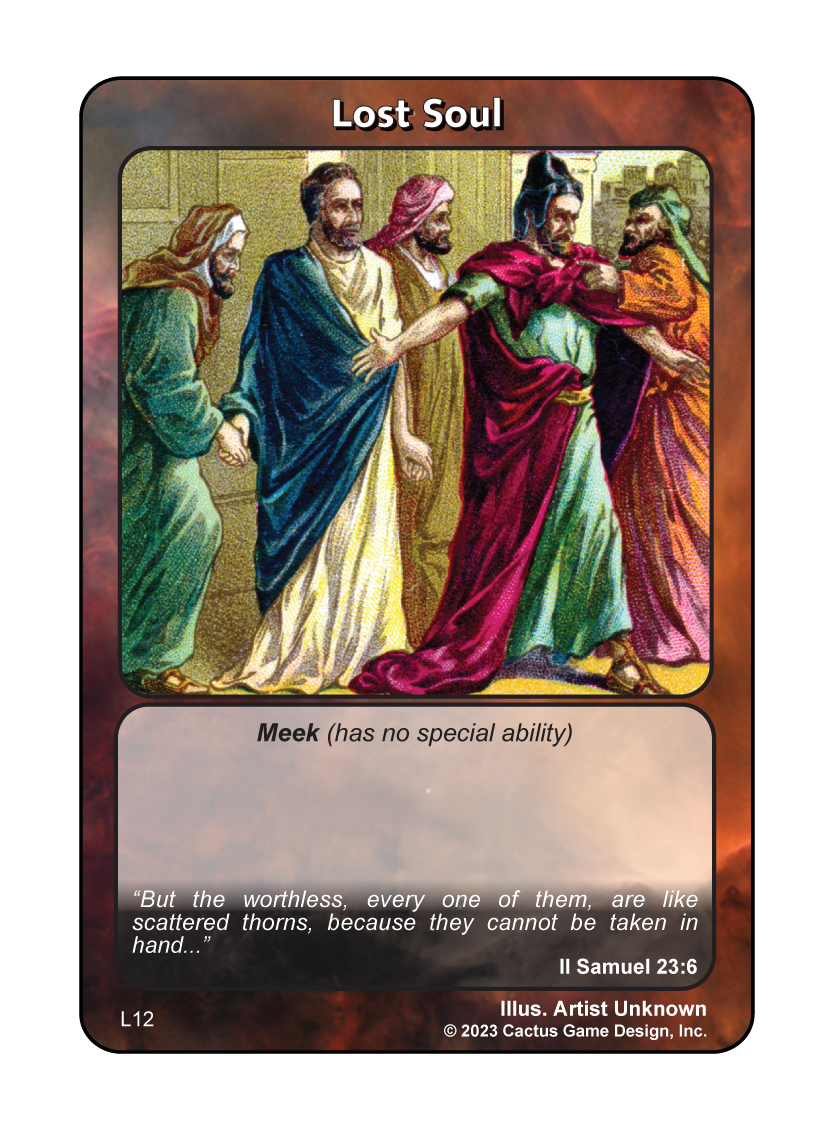 Lost Soul (II Samuel 23:6) (L Deck) - Your Turn Games