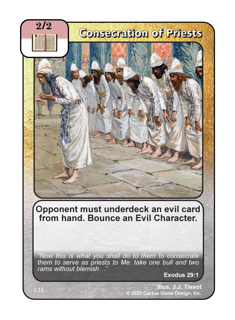Consecration of Priests (L Deck) - Your Turn Games