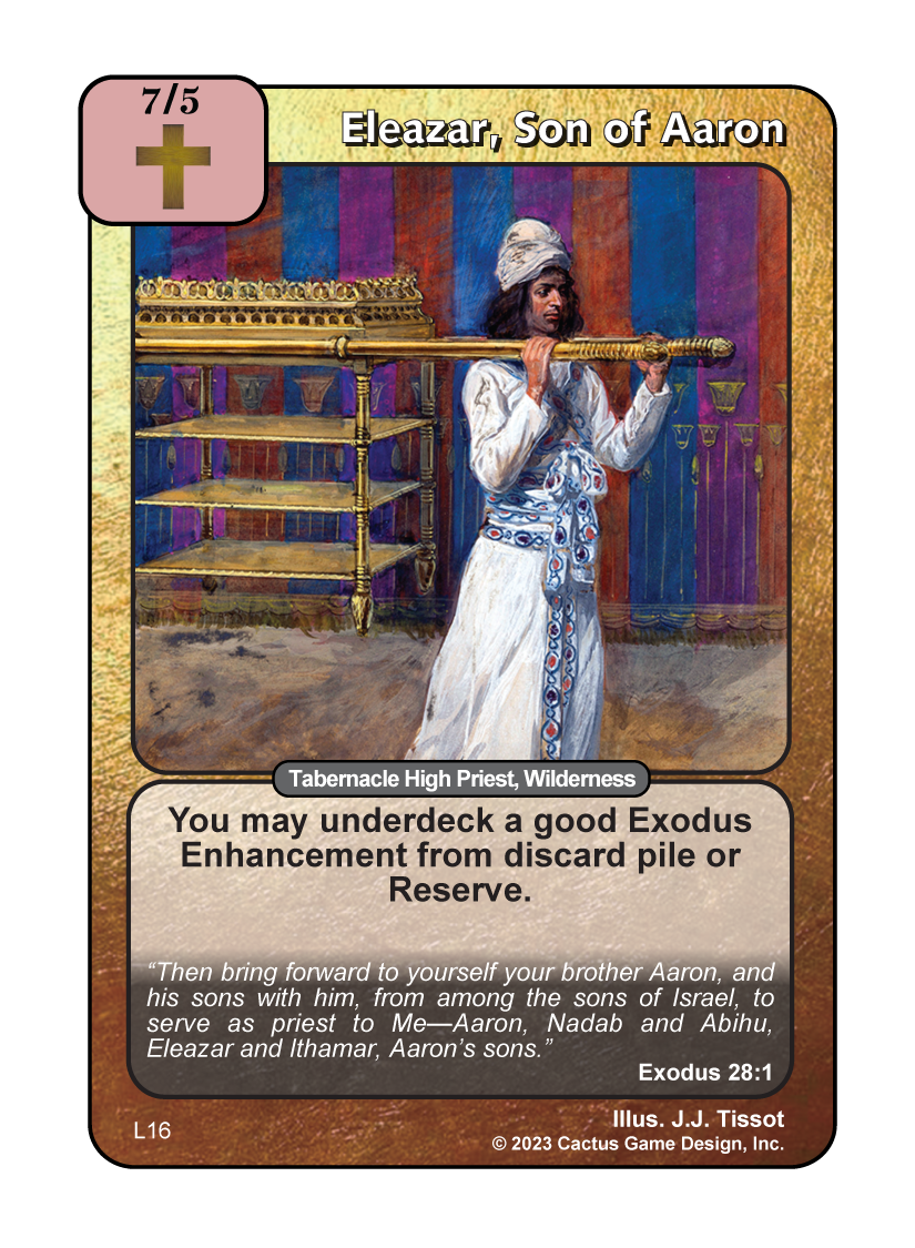 Eleazar, Son of Aaron (L Deck) - Your Turn Games