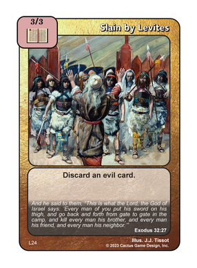 Slain by Levites (L Deck) - Your Turn Games