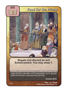 Food for the Priests (L Deck) - Your Turn Games