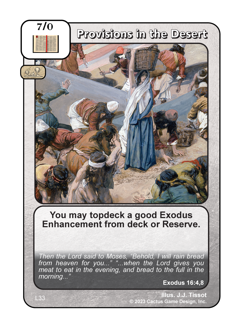 Provisions in the Desert (L Deck) - Your Turn Games