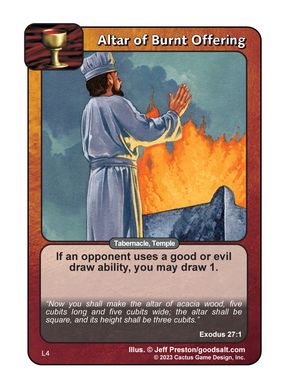Altar of Burnt Offering (L Deck) - Your Turn Games