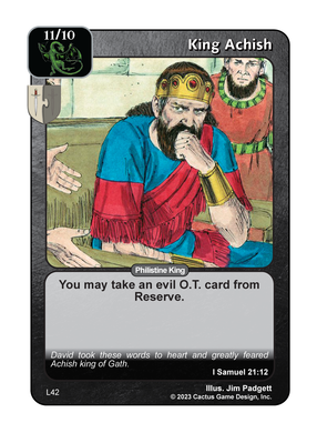 King Achish (L Deck) - Your Turn Games