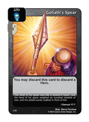 Goliath's Spear (L Deck) - Your Turn Games