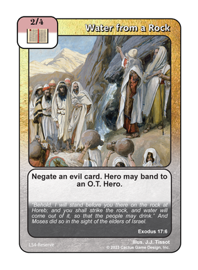Water from a Rock (L Deck) - Your Turn Games