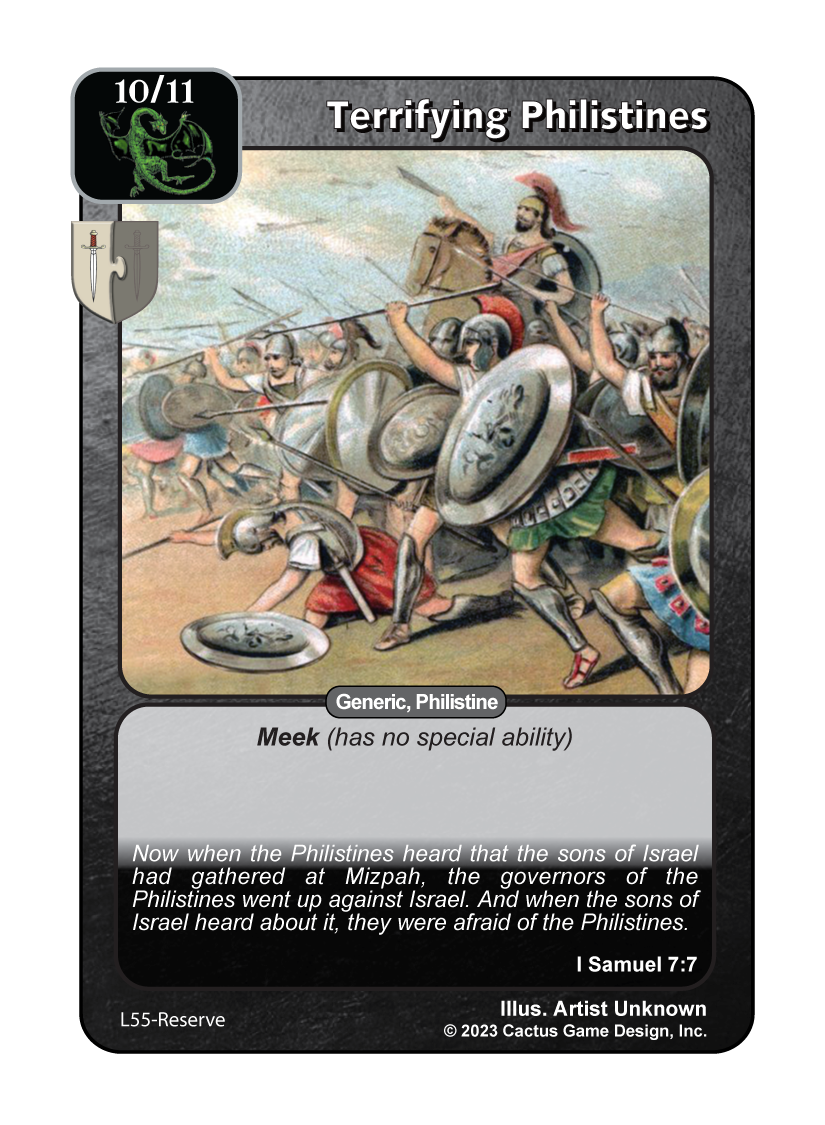 Terrifying Philistines (L Deck) - Your Turn Games