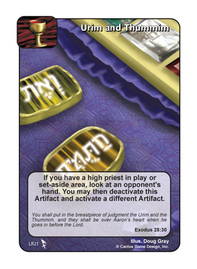 Urim and Thummim (Legacy Rare) - Your Turn Games