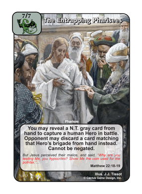 The Entrapping Pharisees (Legacy Rare) - Your Turn Games