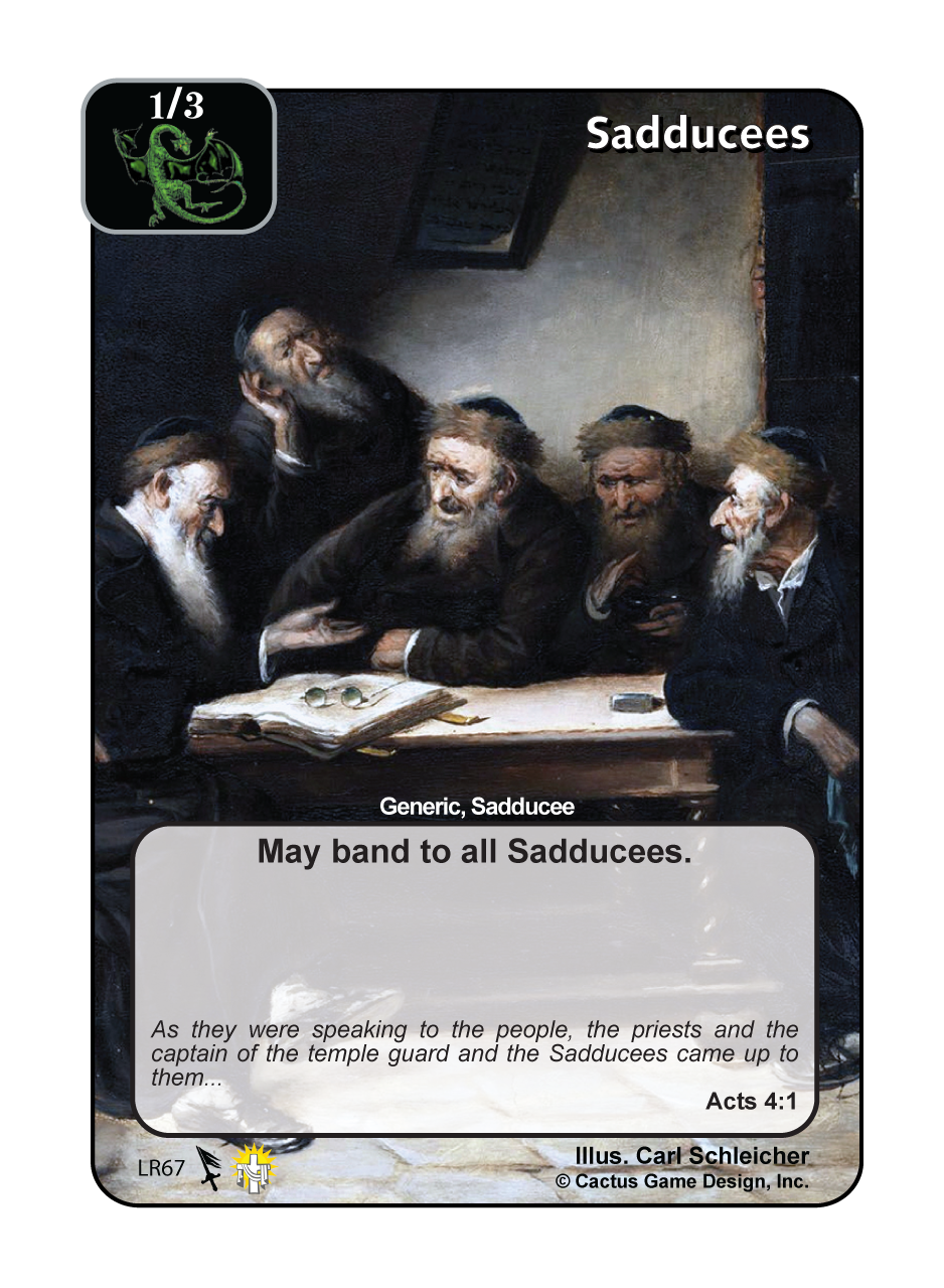 Sadducees (Legacy Rare) - Your Turn Games