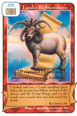 Lamb's Righteousness (D Deck) - Your Turn Games