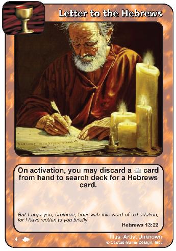 Letter to the Hebrews (CoW) - Your Turn Games